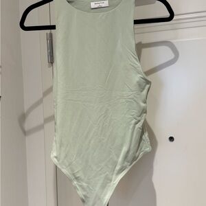 Babaton Light Mint Green Bodysuit